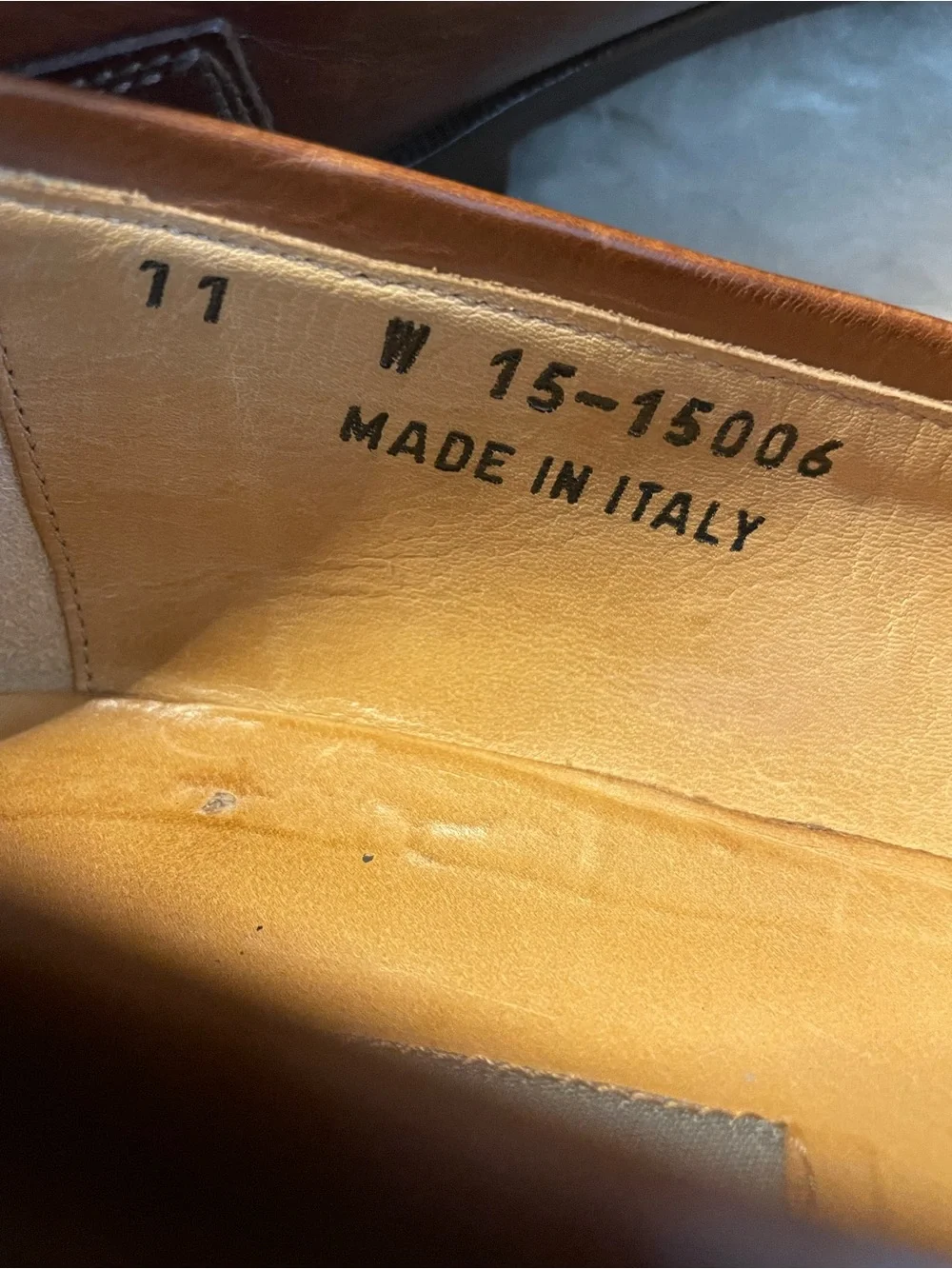 Johnston & Murphy Tassel Loafers Cognac Size 11